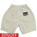 【オフィシャルチーム 子供服 OFFICIAL TEAM】 セール 【30%OFF】 ストレッチポプリンタックショーツ アイボリー