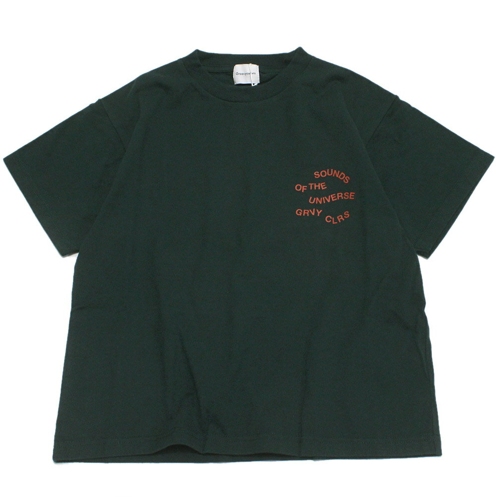 【グルーヴィーカラーズ groovy colors ジュニア 子供服】 テンジク HAMBURGER TEE 8GNグリーン