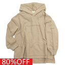 【子供服 アンディニー undeny. キッズ レディース 女の子】 セール 【80%OFF】 ロゴビッグパーカー ベージュ(BE)