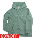 【子供服 アンディニー undeny. キッズ レディース 女の子】 セール 【80%OFF】 ロゴビッグパーカー カーキ(KH)