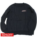 【Love toxic/ラブトキ/ラブトキシック/JS/ジュニア/ガールズ】 セール 【50%OFF】 バックハートジャガードニット コン(50)
