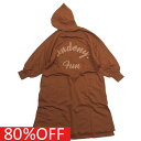 【子供服 アンディニー undeny. キッズ レディース 女の子】 セール 【80%OFF】 パーカーワンピース ブラウン(BR)