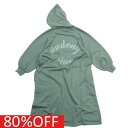 【子供服 アンディニー undeny. キッズ レディース 女の子】 セール 【80%OFF】 パーカーワンピース カーキ(KH)