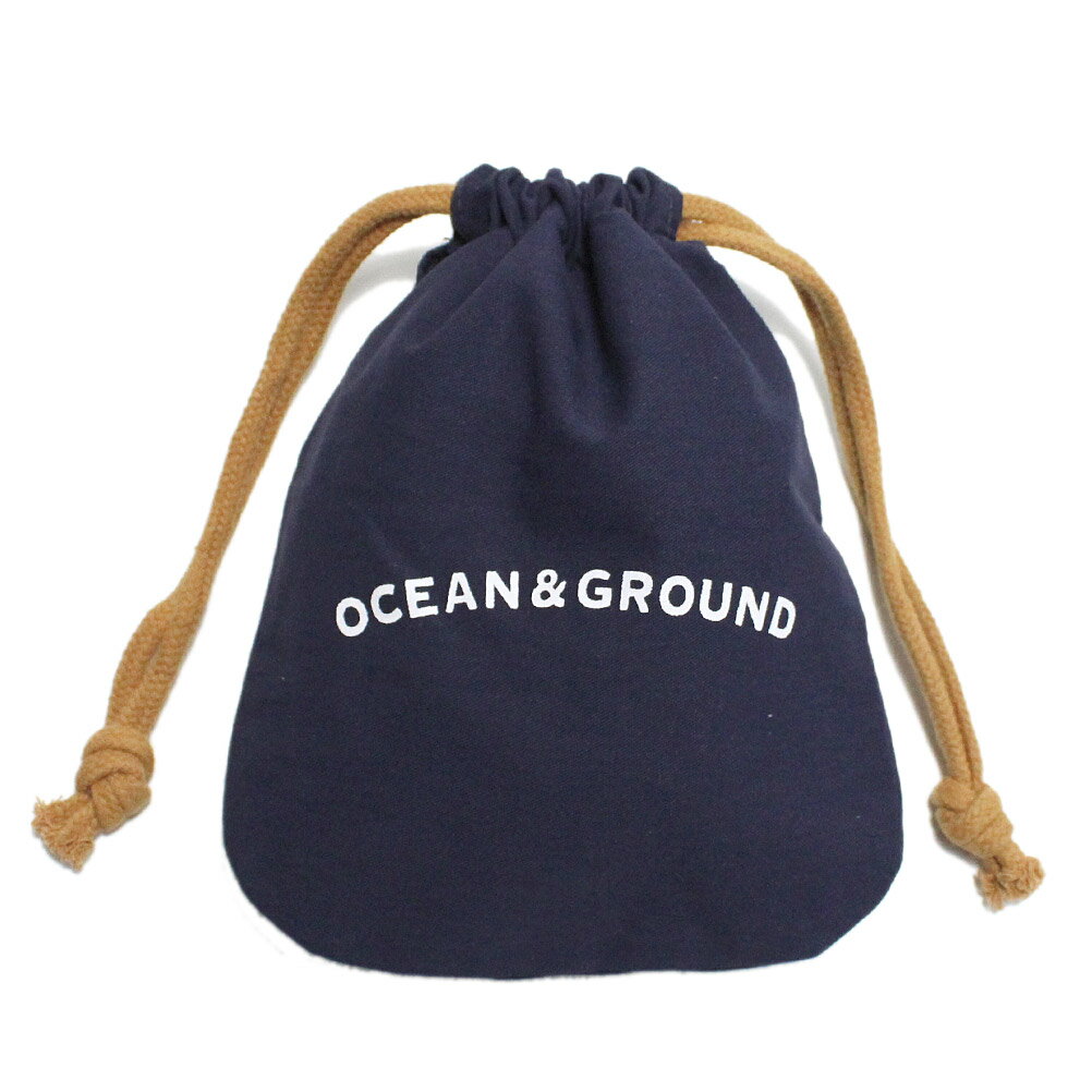 楽天子供服サーカス【オーシャンアンドグラウンド/子供服/ベビー/キッズ/ジュニア/ocean&ground】 あす楽 コットン巾着（小） ネイビー（NV）