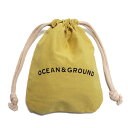 【オーシャンアンドグラウンド/子供服/ベビー/キッズ/ジュニア/ocean&amp;ground】 あす楽 コットン巾着(小) イエロー(YE) 1