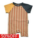 【オフィシャルチーム 子供服 OFFICIAL TEAM】 セール 【50%OFF】 ストライプドッキングロンパース グリーン