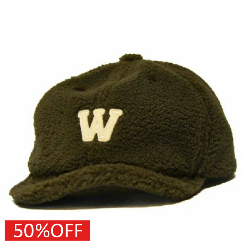 【ニードルワークス NEEDLE WORKS】 セール 【50%OFF】 ボアCAP カーキ