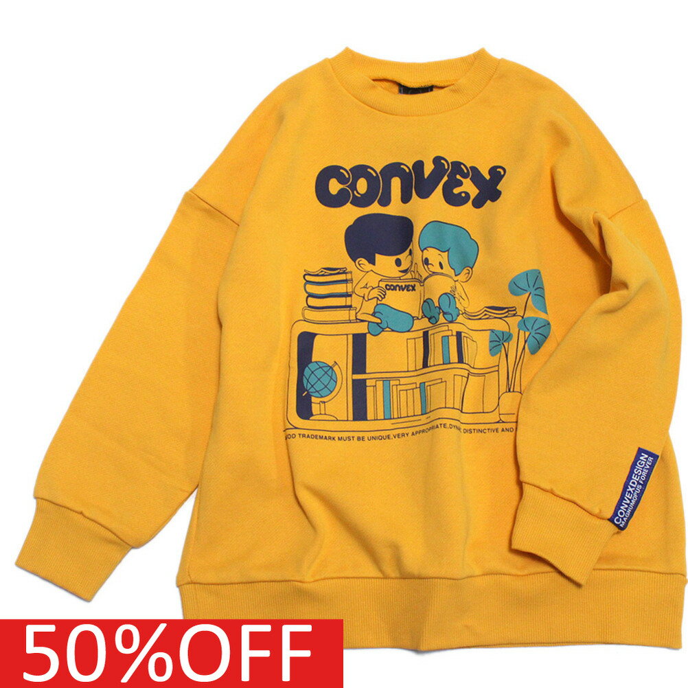 【CONVEX コンベックス 子供服 ジュニア キッズ】 セール 【60%OFF】 ミュータン＆ミュー/BIGトレーナ..