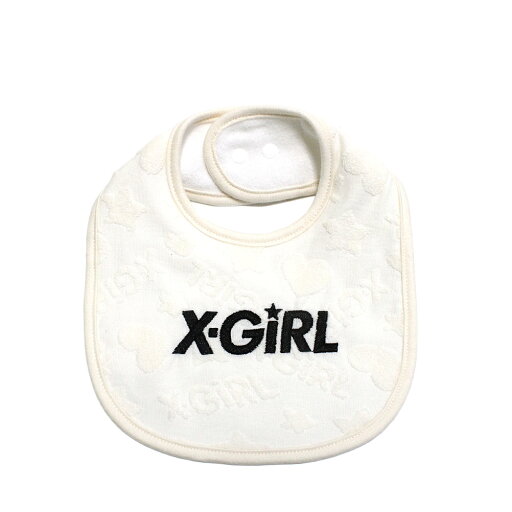 【エックスガール エックスガールステージズ X-GIRL STAGES 子供服 女の子】 ロゴジャガードパイルスタイ アイボリー(05) 【エックスガール エックスガールステージズ X-GIRL STAGES 子供服 女の子】 ロゴジャガードパイルスタイ アイボリー(05)