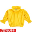 【オーシャンアンドグラウンド/子供服/ベビー/キッズ/ジュニア/ocean&ground】 セール 【70%OFF】 フリルカラーバルーンTシャツ イエロー(YE)