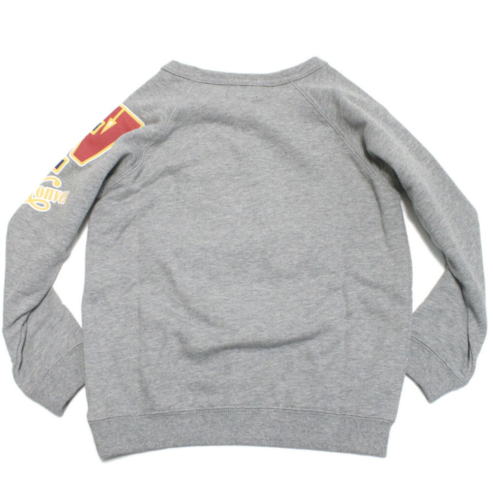 【CONVEX コンベックス 子供服 ジュニア キッズ】 セール 【60%OFF】 サガラ刺繍/ラグラントレーナー 杢グレー(15)