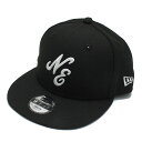 【ニューエラ　キッズ/NEW ERA KIDS/帽子】 あす楽 YOUTH 9FIFTY CLASSIC NE LOGO CAP ブラック