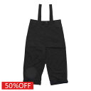【ニードルワークス NEEDLE WORKS】 セール 【50%OFF】 ギャバサロペットパンツ ブラック