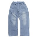 【ニードルワークス NEEDLE WORKS】 立体denim加工パンツ インディゴブルー