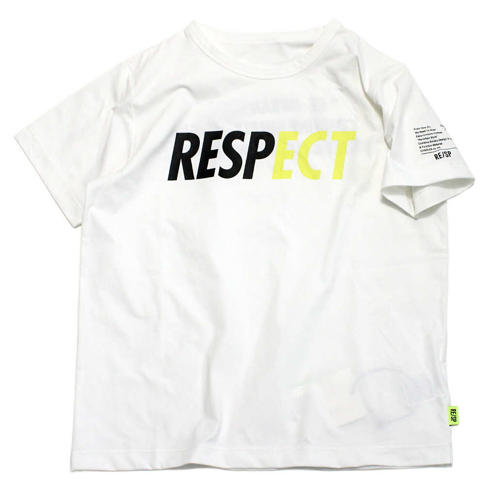 Rakuten - 【RE/SP ジュニア アールイーエスピー RESP 子供服】 RESPECT Tee ホワイト
