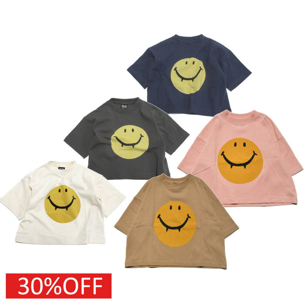 T-Shirts （Half Sleeves） - 【ニードルワークス NEEDLE WORKS】 セール 【30%OFF】 スマイルTシャツ