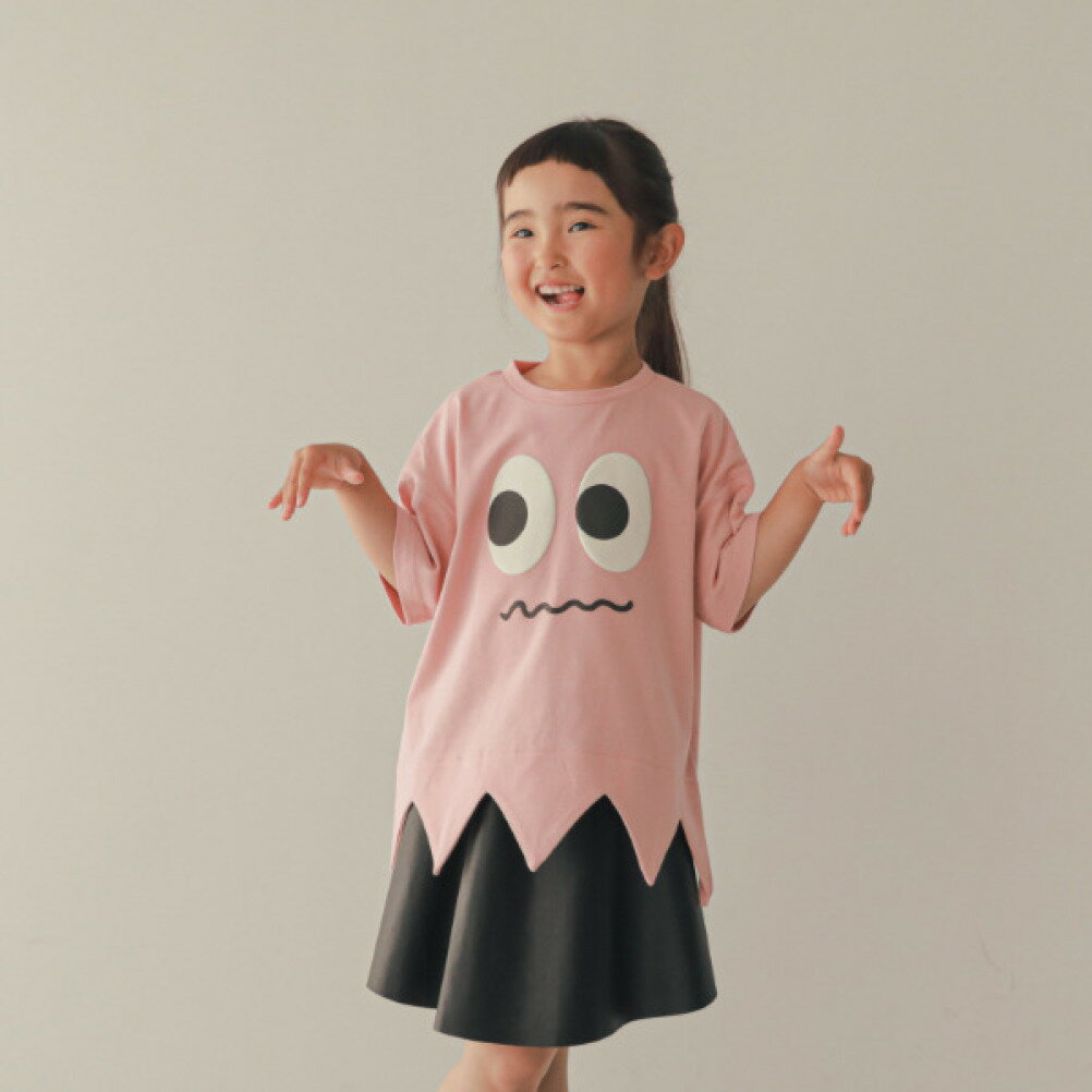 【nicohrat/ニコフラート/子供服/キッズ服】 あす楽 モンスターTシャツ ピンク(PK) 2