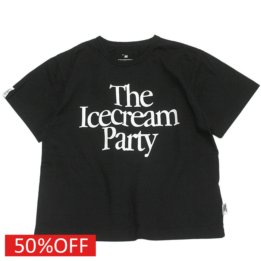 【スムージー SMOOTHY 子供服 ジュニア キッズ】 セール 【50%OFF】 ICE CREAM Tee ブラック