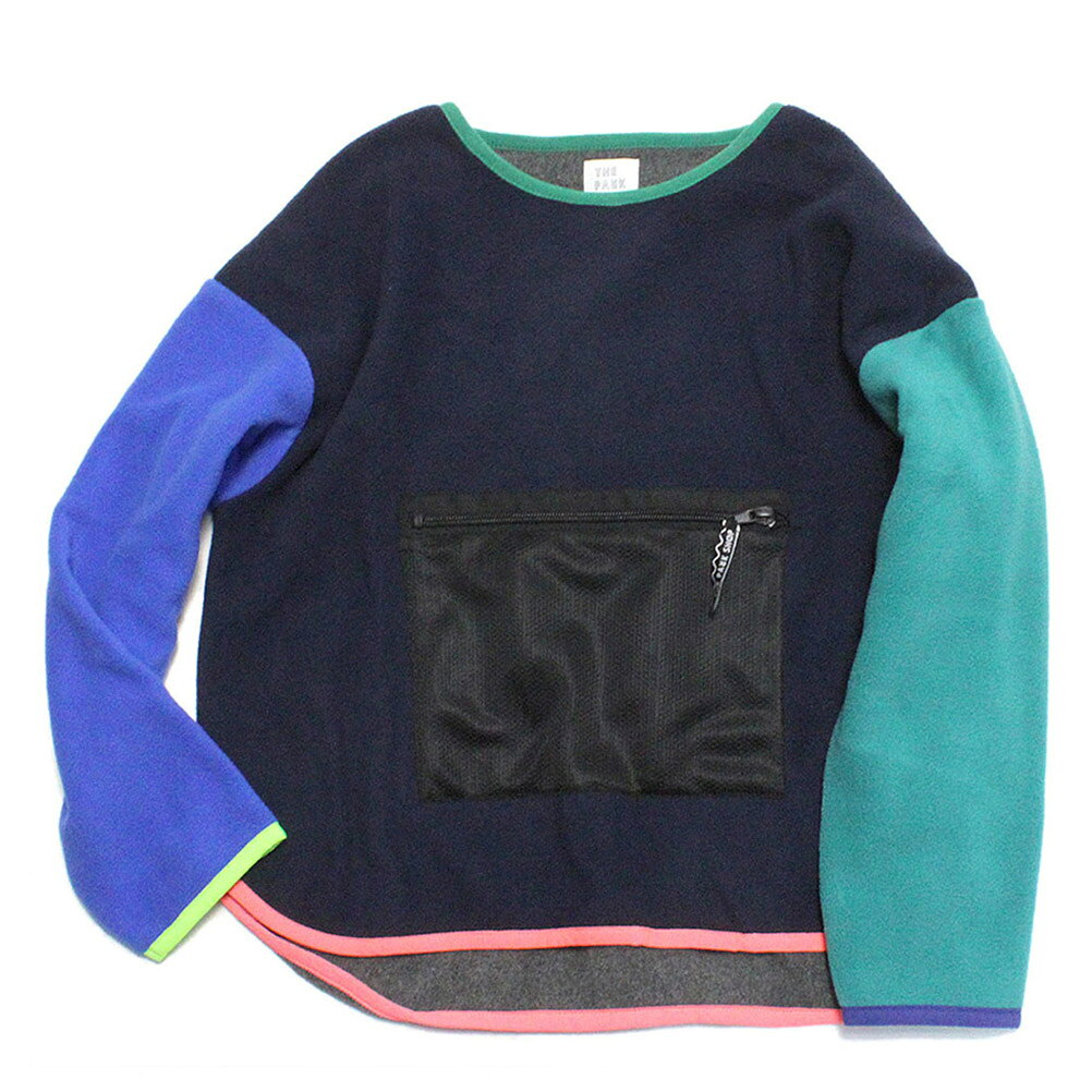 【キッズ THE PARK SHOP 子供服 ザ・パークショップ こども服 ジュニア】 WALKBOY CREW（プルオーバー） ネイビーマルチ