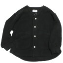 【子供服 フォブ FOV キッズ】 フリースノーカラーJK ブラック(BK)