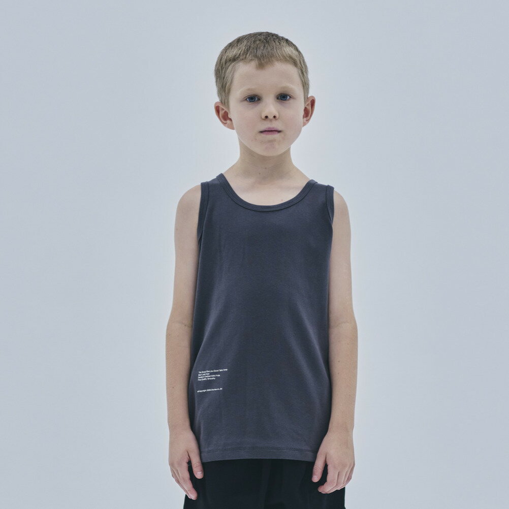 【スムージー SMOOTHY 子供服】 フライスタンクトップ【4月中旬入荷予定】 スミクロ
