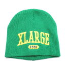 【キッズ エクストララージ XLARGE KIDS 子供服 エックスラージ】 あす楽 ロゴニットキャップ グリーン(40)