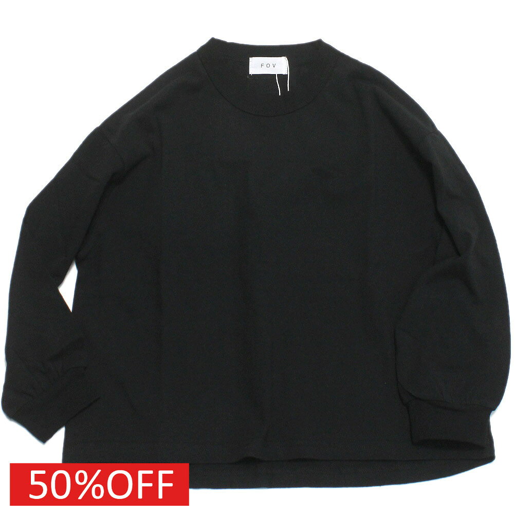 【子供服 フォブ FOV アウトレット　OUTLET セール】 セール 【50%OFF】 PLAIN L/S Tシャツ ブラック(BK)