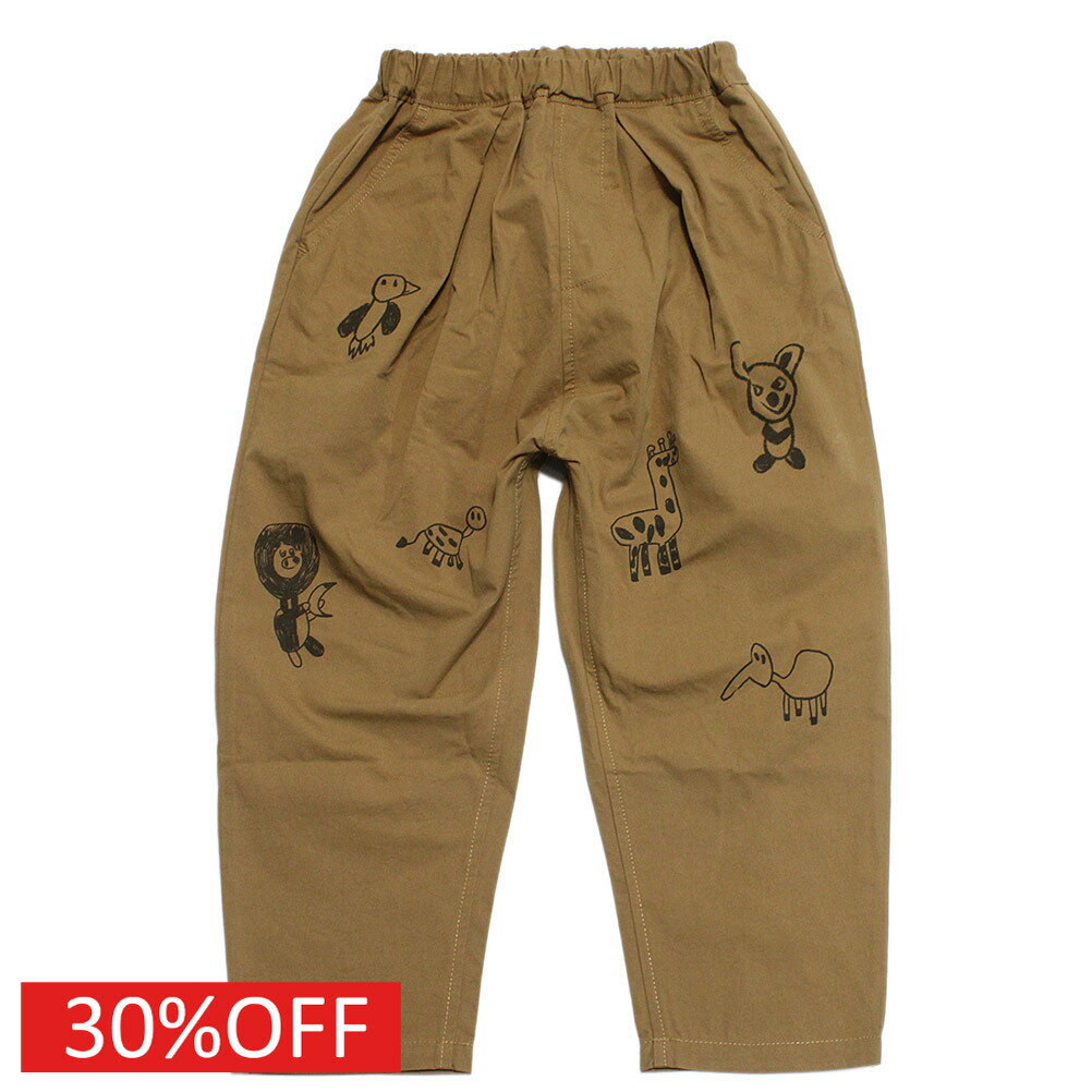 乐天商城 - 【ニードルワークス NEEDLE WORKS】 セール 【30%OFF】 プリントタックパンツ ベージュ