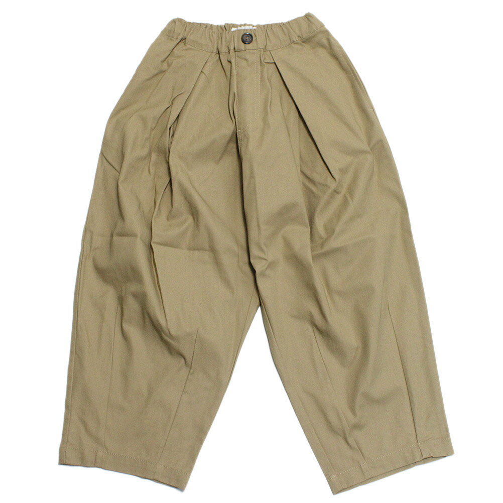 【子供服/makeyourday/メイクユアデイ】 タックサーカスパンツ ベージュ(BE)