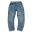 【アーチ&ライン/ARCH&LINE/子供服/ジュニア/大人/アーチアンドライン】 クリース デニム 5PK バナナパンツ サックス(61)a174a175a178a266a