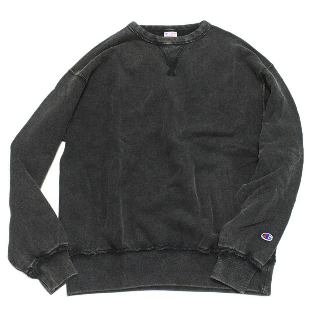 楽天子供服サーカス【チャンピオン/メンズ/レディース/Champion】 リラックスフィット　CREW NECK　スウェットシャツ オフブラック（055）