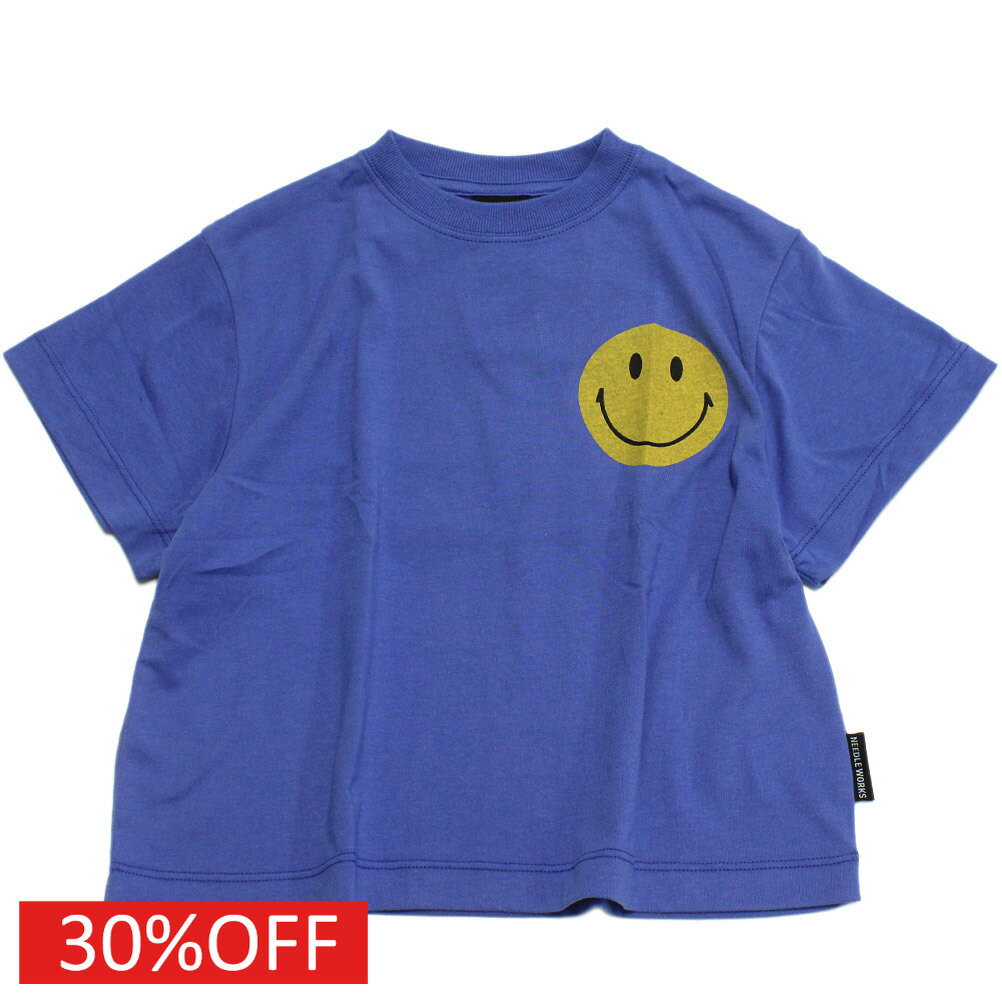 樂天商城 - 【ニードルワークス NEEDLE WORKS】 セール 【30%OFF】 T/C天竺SMILE Tシャツ ネイビー