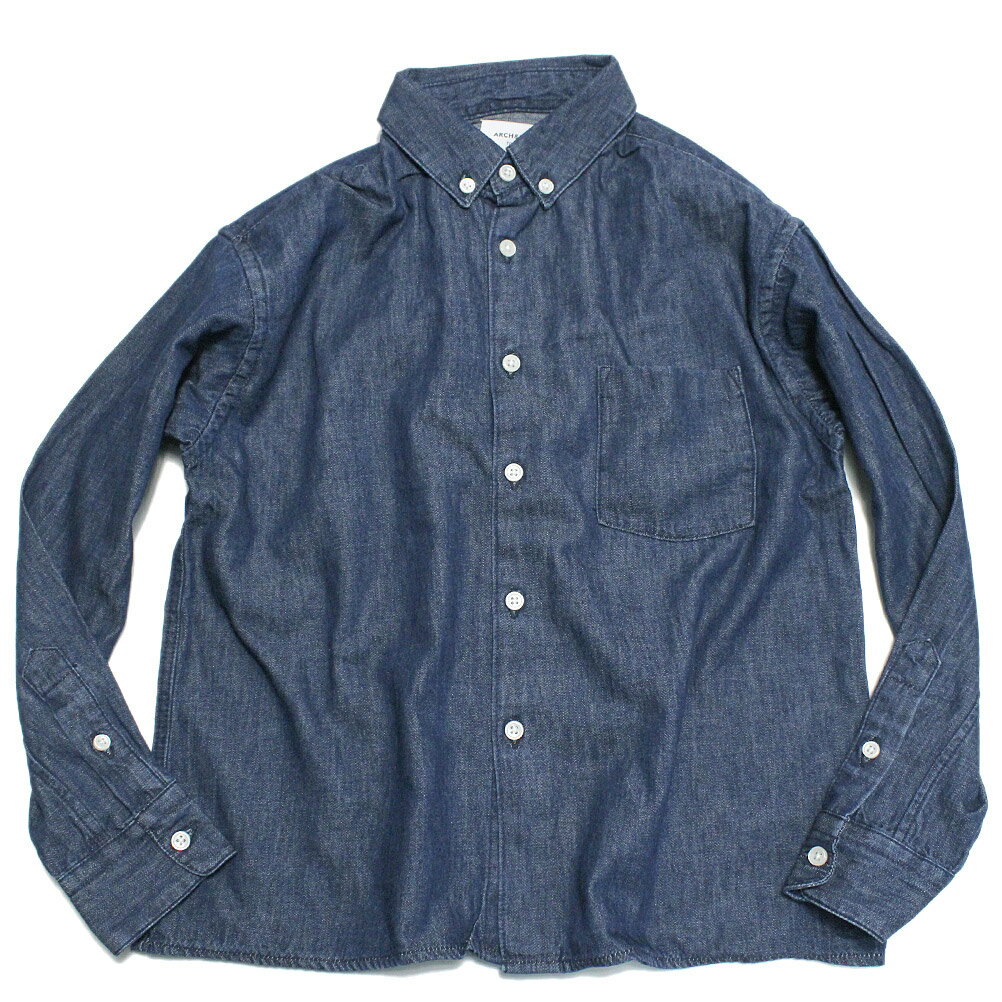 【アーチ＆ライン ARCH＆LINE 子供服 アーチアンドライン】 OG LIGHT DENIMボタ