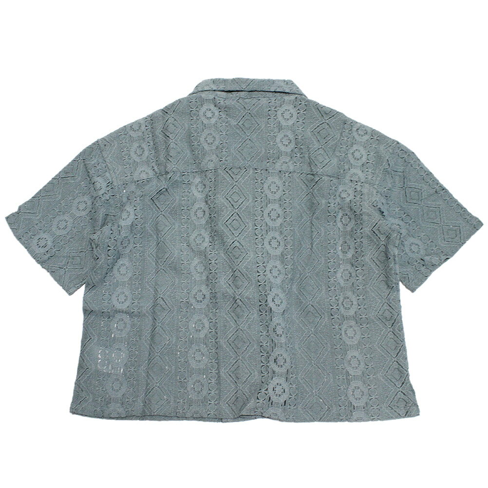 【子供服/makeyourday/メイクユアデイ】 セール 【60%OFF】 レースシャツ ミント(MI)