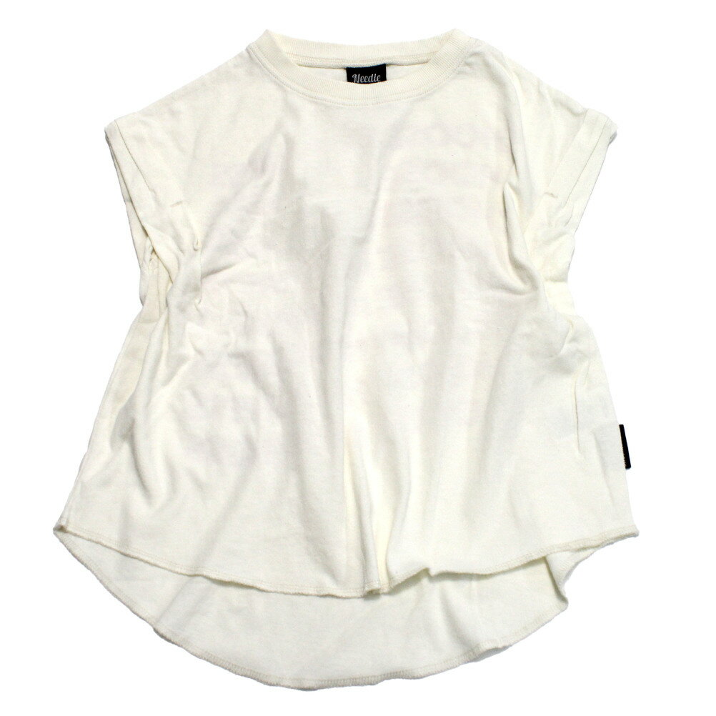 Rakuten - 【ニードルワークス NEEDLE WORKS】 ロールUP袖Tシャツ ホワイト