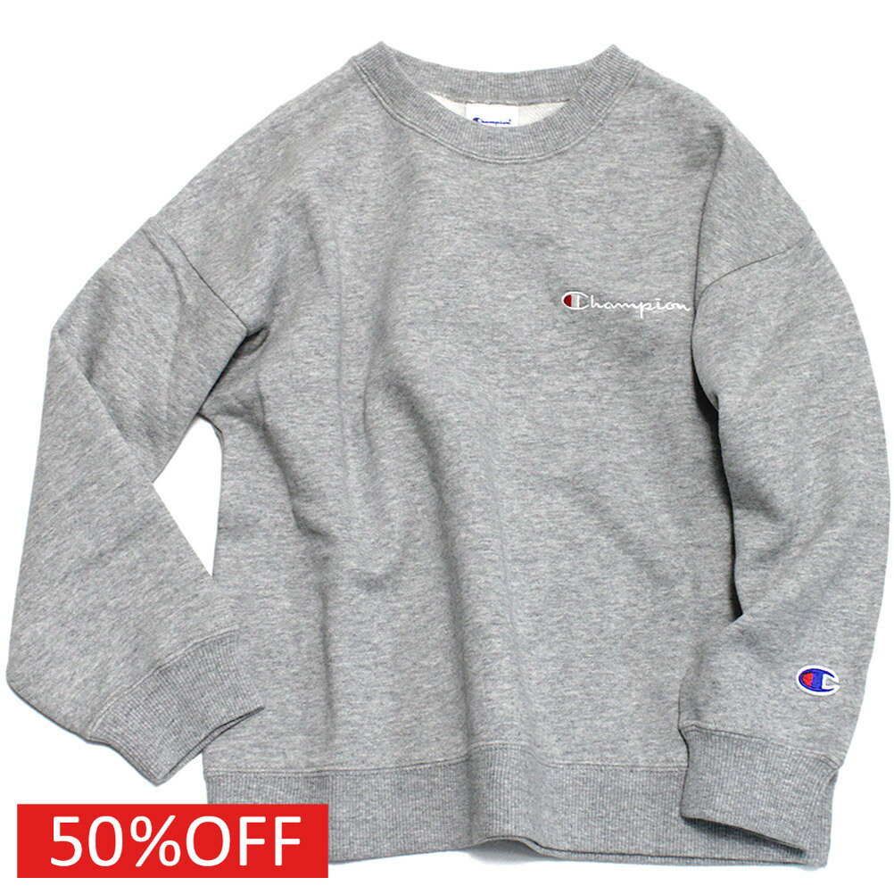 Other - 【チャンピオン/キッズ/Champion/子供服】 セール 【50%OFF】 CREW NECK ルーズスウェット オックスフォードグレー(70)
