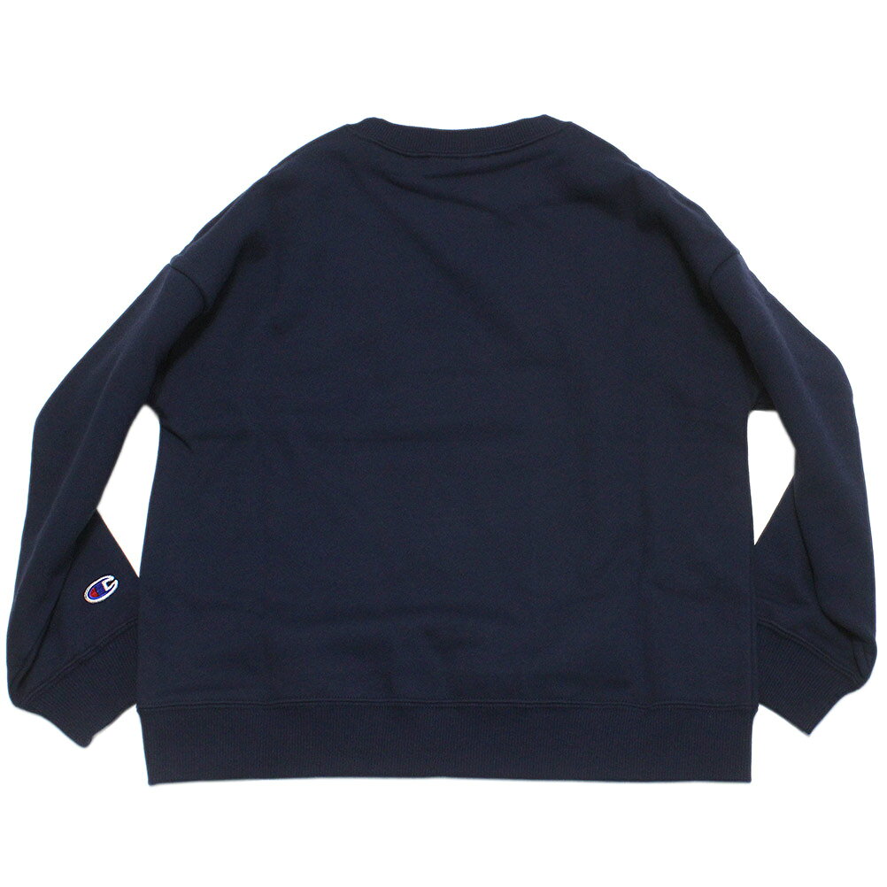 子供服サーカスの【チャンピオン/キッズ/Champion/子供服】 セール 【50%OFF】 CREW NECK ルーズスウェット ネイビー(370)｜アングル2