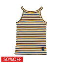 【ニードルワークス NEEDLE WORKS】 セール 【50%OFF】 【NeWo】ボーダーアメスリタンク ブラウン