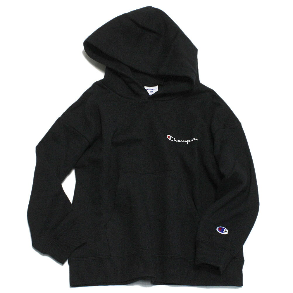 【チャンピオン/キッズ/Champion/子供服】 HOODスウェットシャツ ブラック(90)(4)