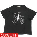 【ユニカ 子供服 UNICA 女の子 ガールズ レディース】 セール 【50%OFF】 NYAN Tシャツ ブラック(4)