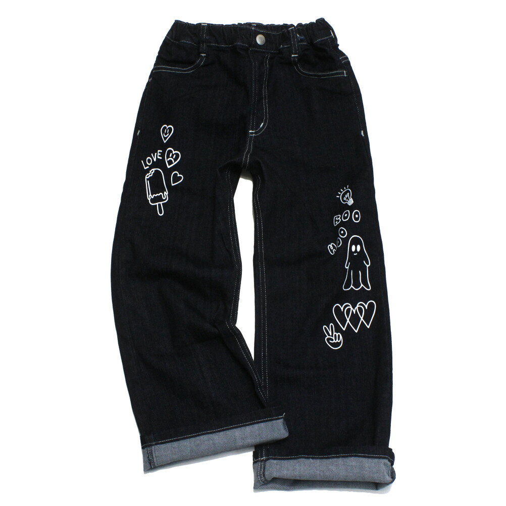 Denim - 【ニードルワークス NEEDLE WORKS】 【NeWo】ラクガキデニムパンツ ネイビー