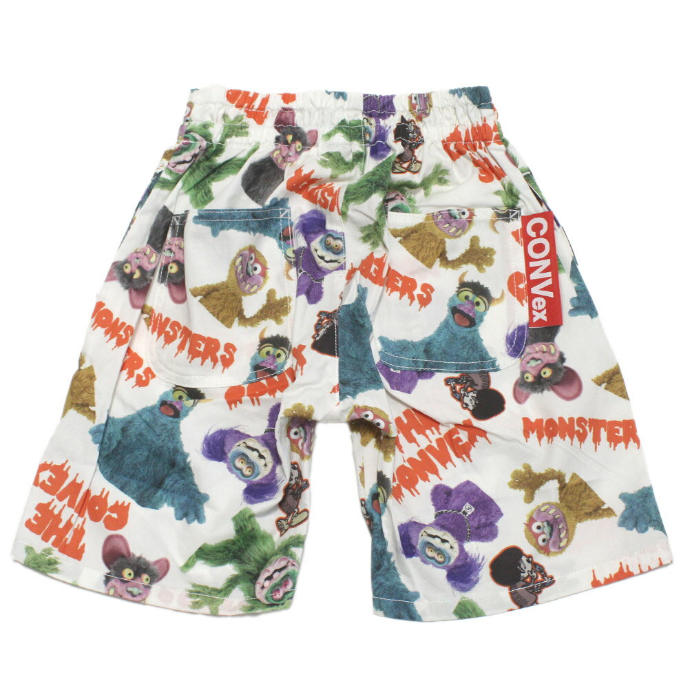 【CONVEX コンベックス 子供服 ジュニア キッズ】 セール 【50%OFF】 総柄 ワイドショートパンツ オフ(3) 3