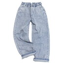 【アーチ&ライン ARCH&LINE 子供服 アーチアンドライン】 OG DENIM CREW パンツ サックス(61)