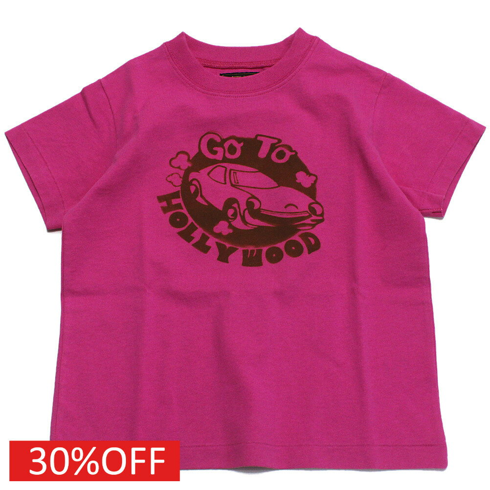 Rakuten - 【子供服 親子 ゴートゥーハリウッド GO TO HOLLYWOOD 】 セール 【30%OFF】 テンジク HELLO TEE 6Pピンク