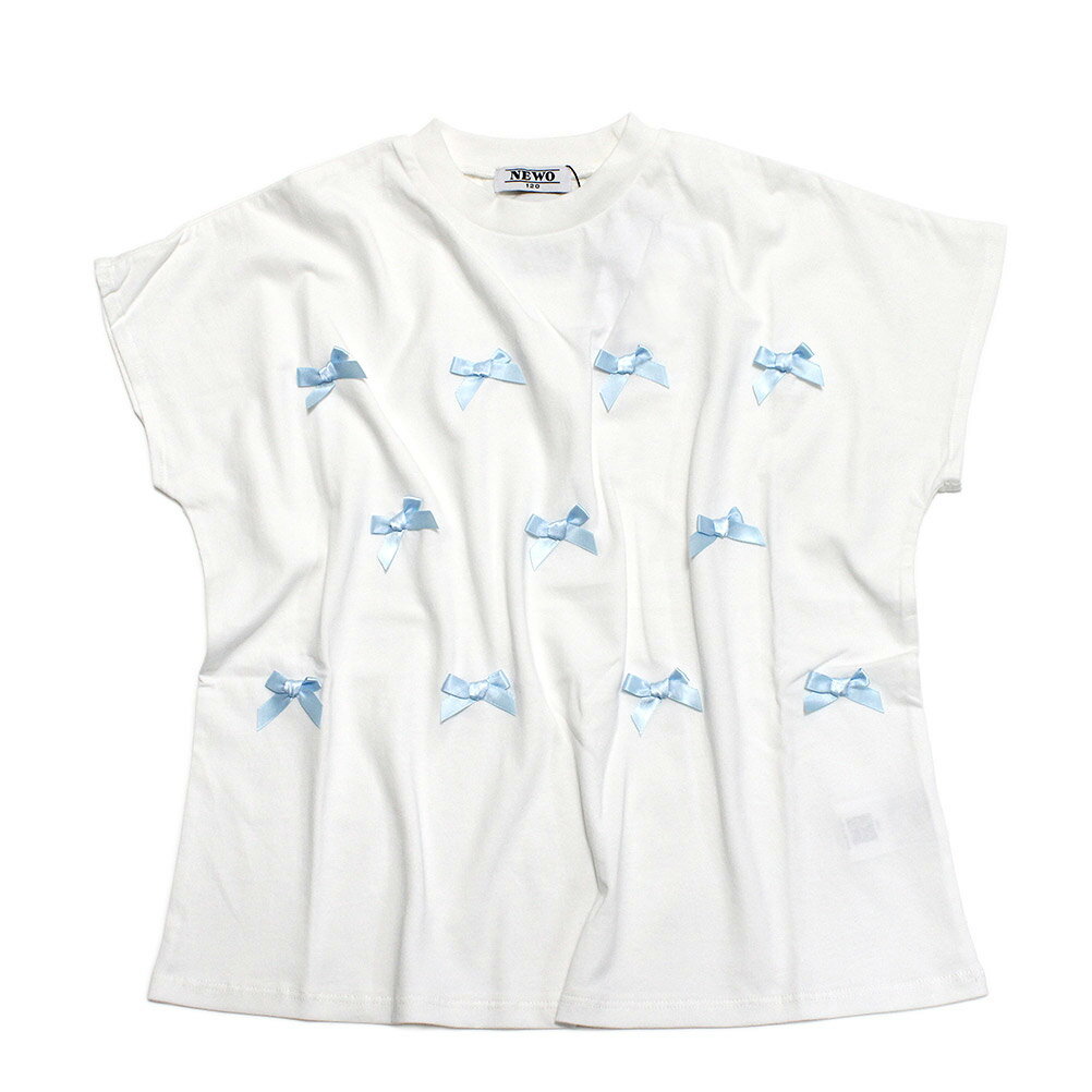 Rakuten - 【ニードルワークス NEEDLE WORKS】 【NeWo】リボンたくさんTシャツ ホワイト