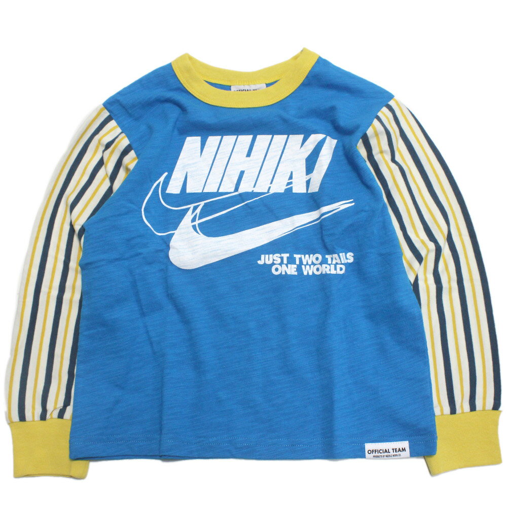 Rakuten - 【オフィシャルチーム 子供服 OFFICIAL TEAM】 スラブ天竺スポーツロゴTシャツ ネイビー