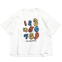  あす楽 numbers Tシャツ ホワイト(WH)