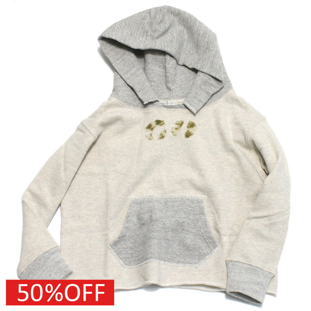 【子供服 親子 ゴートゥーハリウッド GO TO HOLLYWOOD 】 セール 【50%OFF】 ウラケ GO パーカー 11OW生成