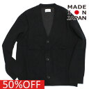 【アーチ&ライン ARCH&LINE 子供服 アーチアンドライン】 セール 【50%OFF】 OG COTTON WF カーディガン ブラック(19)