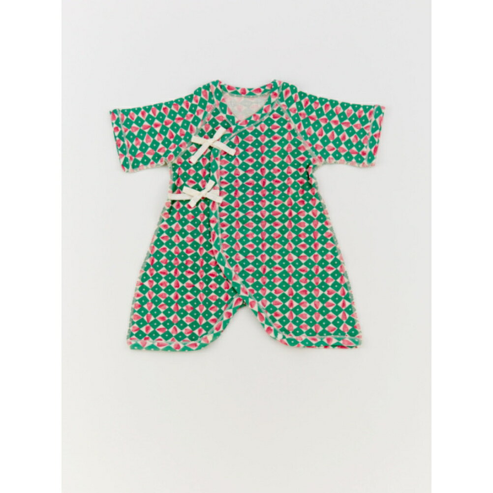 【オーシャンアンドグラウンド/子供服/ベビー/キッズ/ジュニア/ocean＆ground】 DiamondHeartコンビ肌着 グリーン(GR) 2